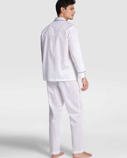Pijama de homem branco