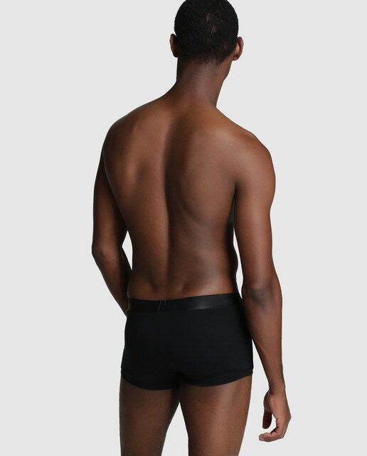 Boxer de punto de hombre Hom negro