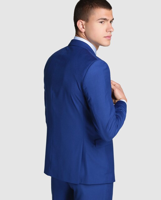 Chaqueta de traje de hombre Fórmula Joven slim azul