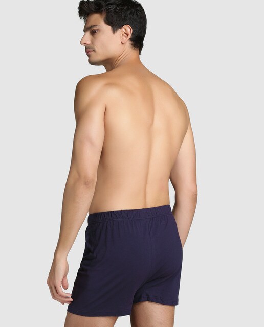 Boxer de punto de hombre Emidio Tucci azul