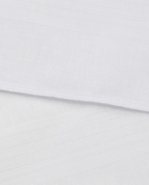 Set de tres pañuelos de algodón blanco