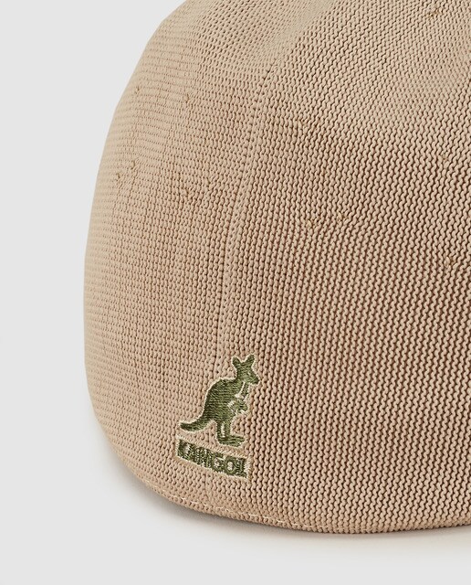 Gorra de punto beige de hombre