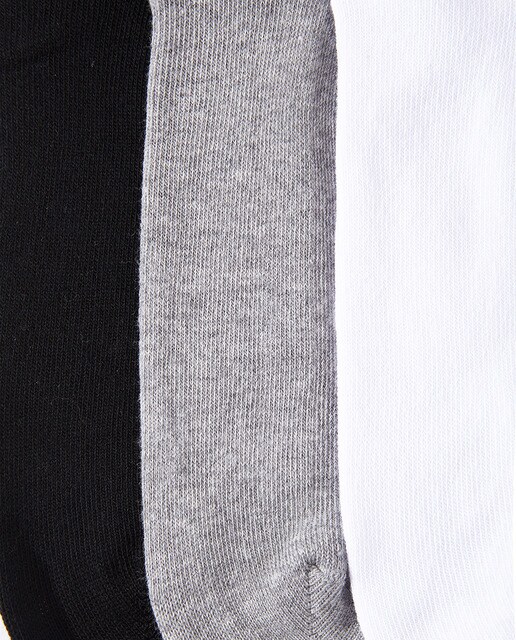Pinkies de tres pares de calcetines de hombre Punto Blanco tobilleros varios colores