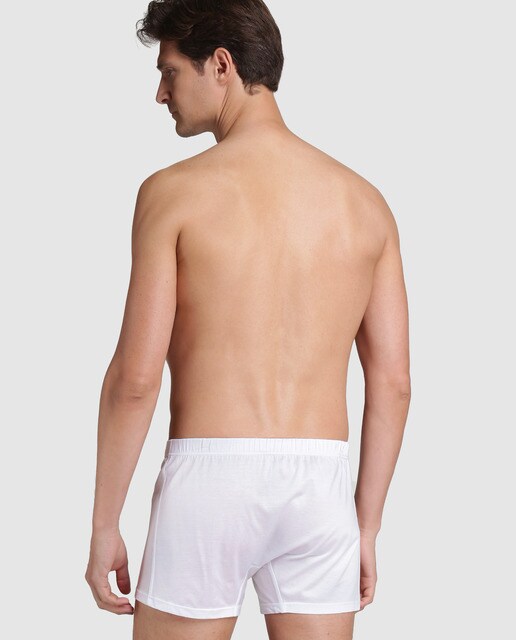 Bóxer de Hilo de Escocia de hombre Ermenegildo Zegna blanco