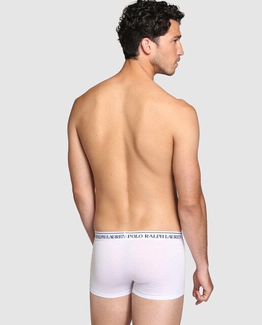 Pack 3 boxers de punto de hombre Polo Ralph Lauren blancos