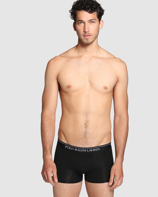 Pack 3 boxers de punto de hombre Polo Ralph Lauren negros