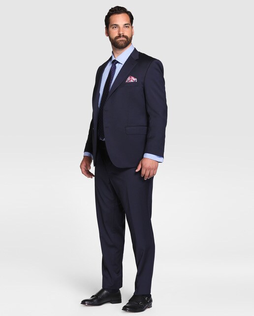 Chaqueta de traje de hombre Emidio Tucci classic lisa gris tallas grandes