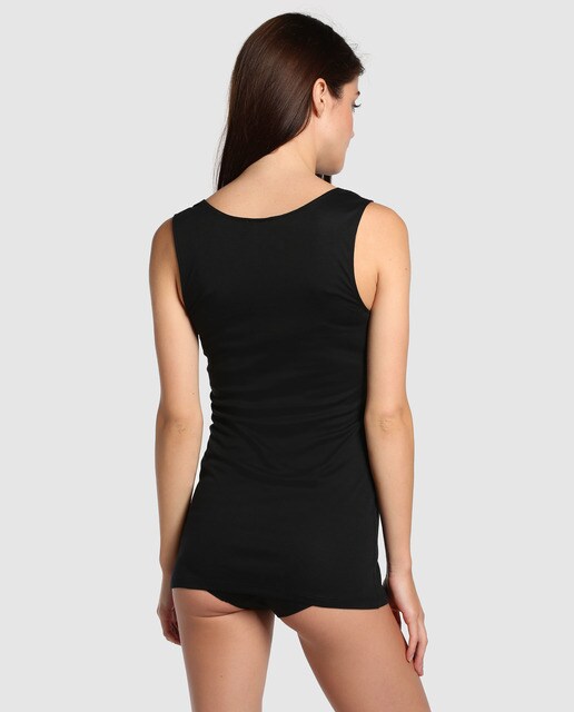 Camiseta interior Sea Island de mujer Hanro clásica y básica