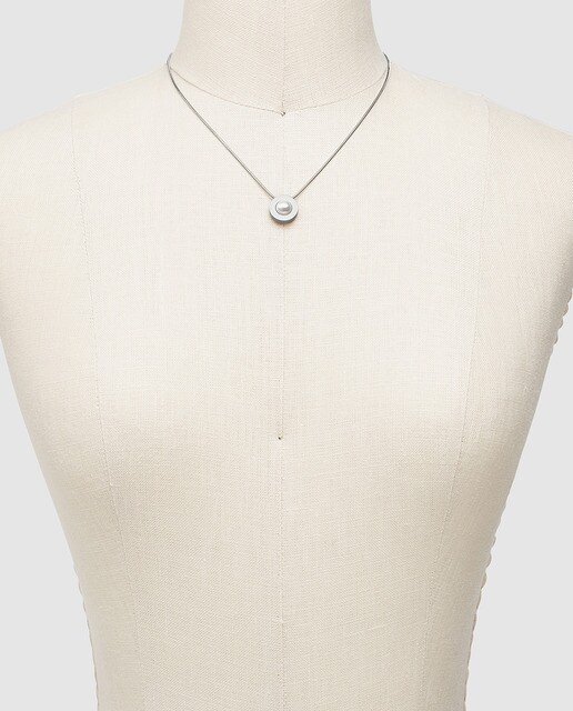Collar Skagen Agethe de acero y perla