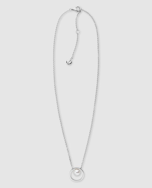 Collar Skagen Agnethe de acero y perla