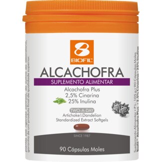 Biofil Alcachofra Plus embalagem 90 unidades