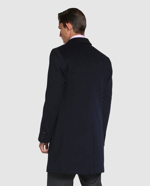Abrigo de hombre Schneiders azul con dos bolsillos