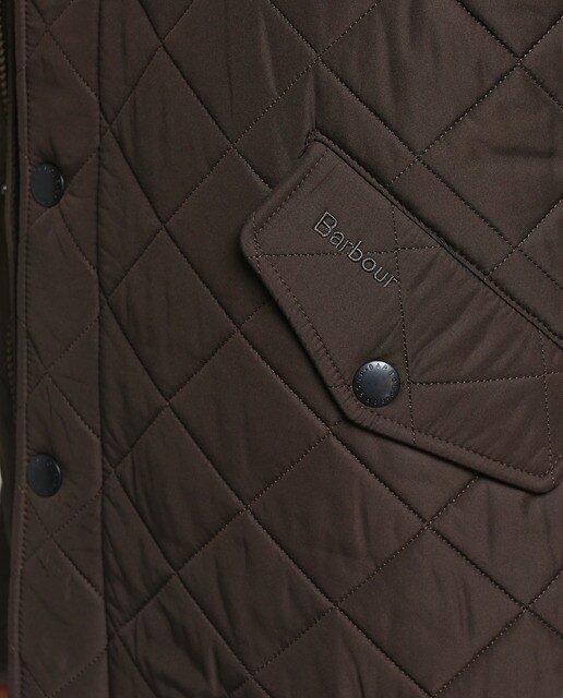 Chaqueta de abrigo de hombre Barbour acolchada verde