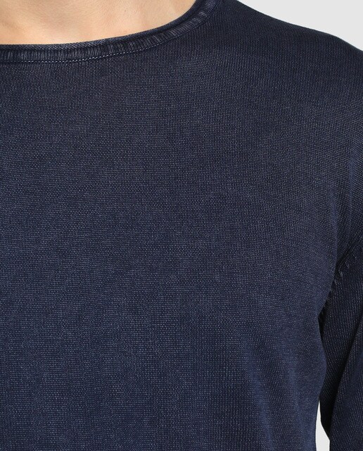 Jersey de hombre Only & Sons azul con cuello redondo