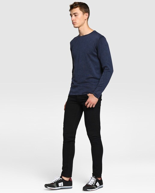 Jersey de hombre Only & Sons azul con cuello redondo