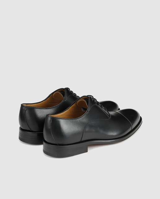Zapatos de vestir de hombre Roberto Verino en piel de color negro