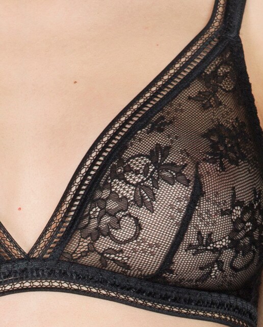 Bralette Miss Lejaby con encaje sin aro
