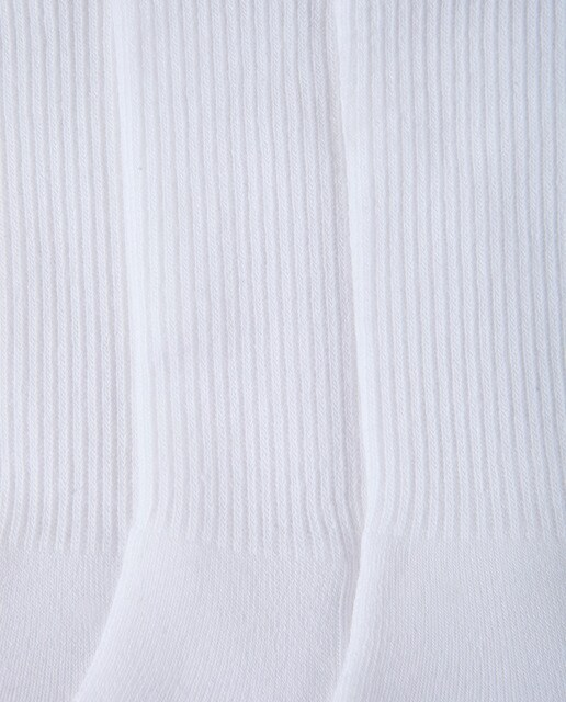 Pack de 3 calcetines deportivos Cotton Juice blanco