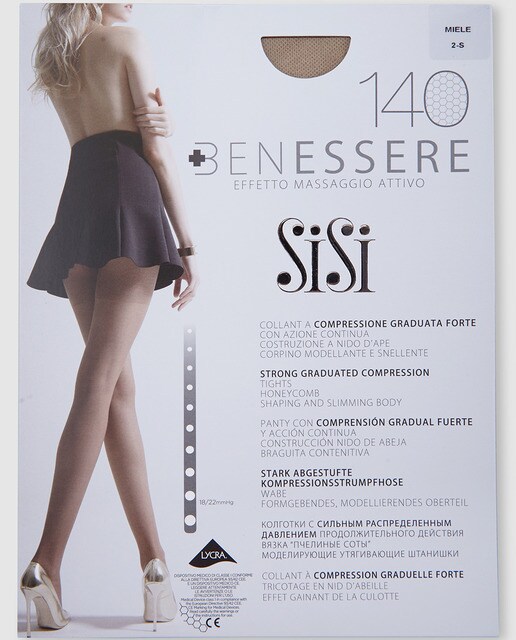 Panty de compresión de 140 deniers de mujer Sisi