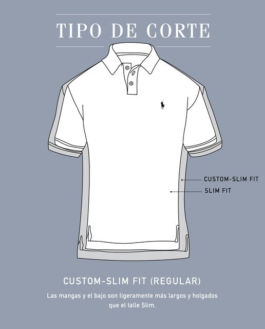 Polo piqué de hombre Polo Ralph Lauren regular blanco de manga corta
