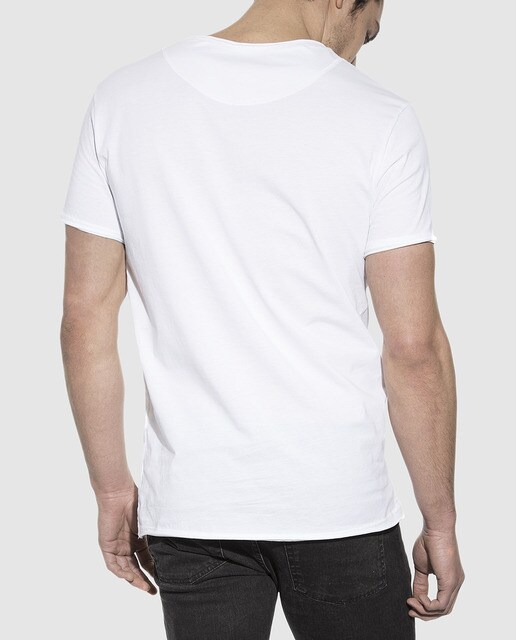 Camiseta interior de hombre Bread & Boxers blanca de manga corta