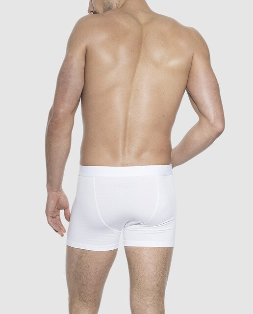 Boxer de punto de hombre Bread & Boxers blanco