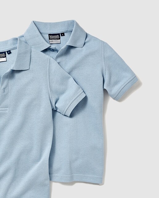 Pack de polos de uniforme manga corta