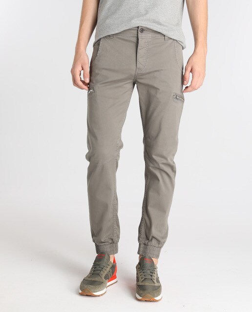 Pantalón cargo de hombre Jack & Jones slim gris