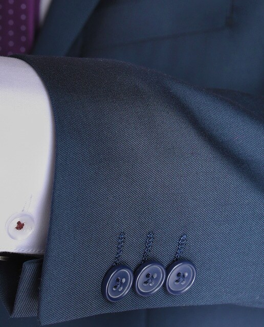 Chaqueta de traje de hombre Fórmula Joven azul