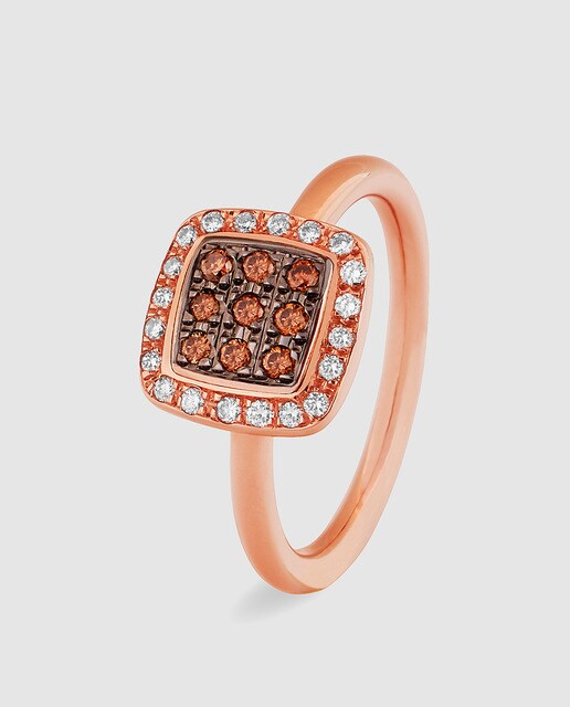 Anillo Brown & Rose de oro rosa y diamantes Eugenio Lumbreras