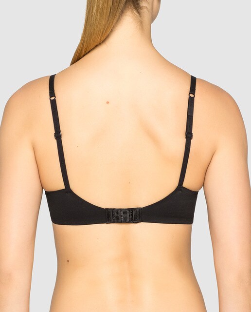 Sujetador de algodón de mujer Calvin Klein preformado con memory foam, push up y aro