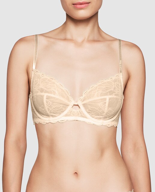 Sujetador sexy de mujer Calvin Klein de capacidad con aro