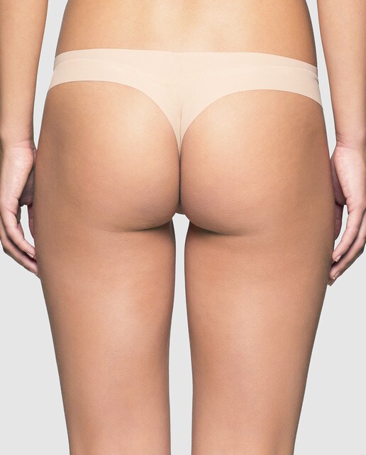 Tanga de mujer Calvin Klein liso