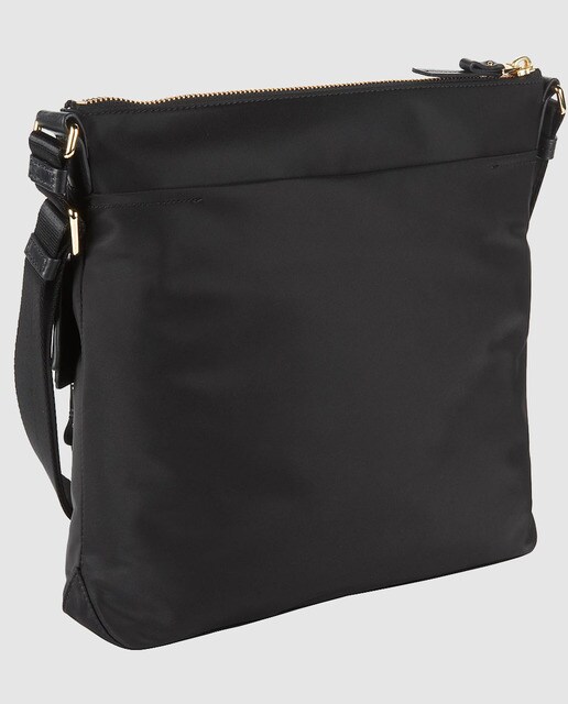 Bandolera negra con cremallera