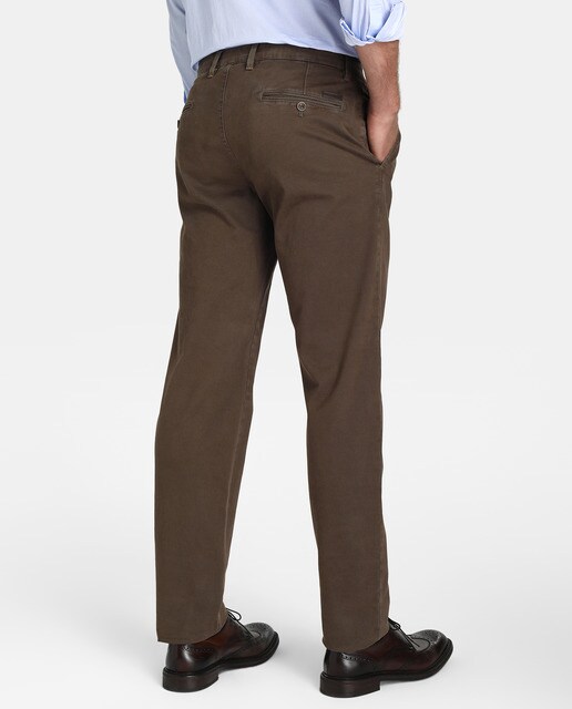 Chino de hombre Roy Robson regular marrón