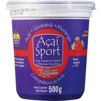 De Marchi Açaí Sport de Morango embalagem 500 g