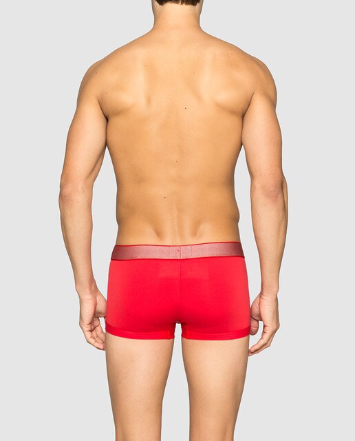 Boxer de punto de hombre Calvin Klein rojo