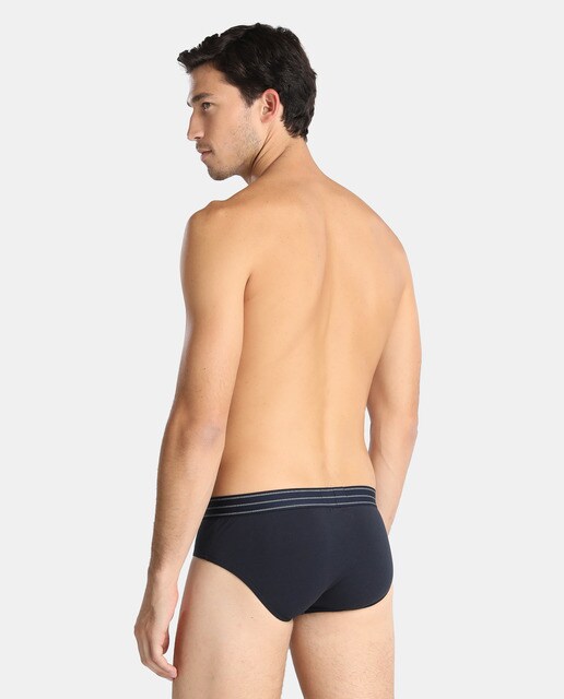 Slip de punto de hombre Ermenegildo Zegna en azul marino