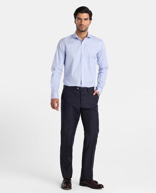 Pantalón de traje de hombre Black Emidio Tucci slim azul