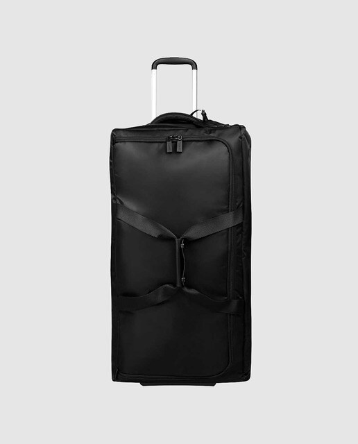 Maleta grande, 0 PLIABLE blanda negra, con capacidad 132L
