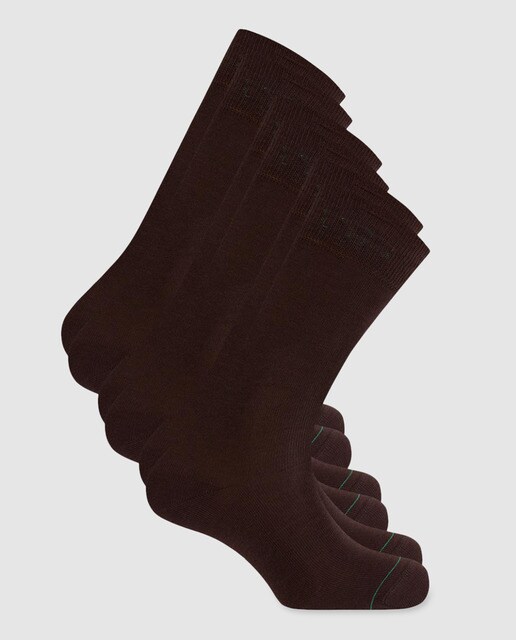 Pack de tres pares de calcetines de bambú de hombre Punto Blanco cortos negros