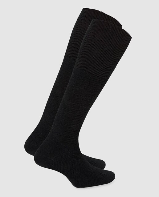 Calcetines de hombre Punto Blanco altos negros