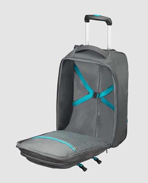 Trolley de cabine ROAD QUEST flexível cinzento, com capacidade para 35 L