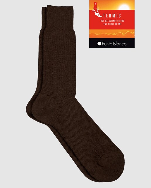 Calcetines de hombre Punto Blanco