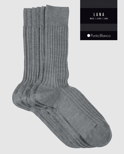 Pack de calcetines de hombre Punto Blanco