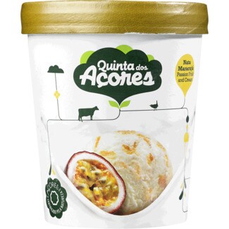 Quinta dos Açores Gelado de Nata e Maracujá embalagem 500 ml
