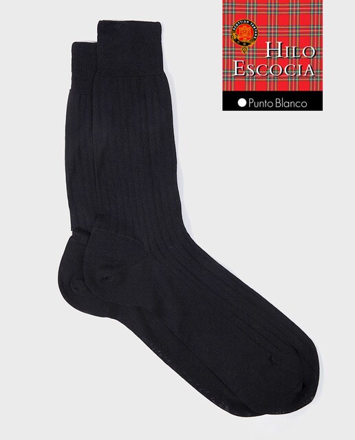 Calcetines de hombre Punto Blanco