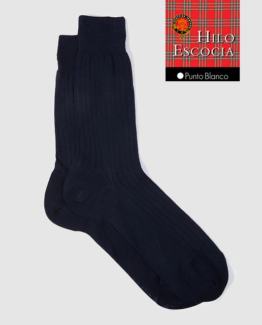Calcetines de hombre Punto Blanco