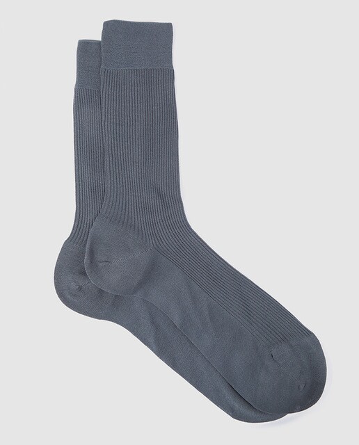 Calcetines de hilo de escocia de hombre Punto Blanco