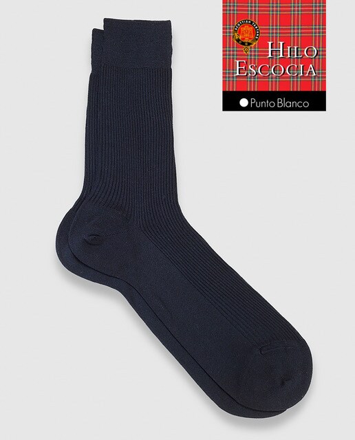 Calcetines de hombre Punto Blanco